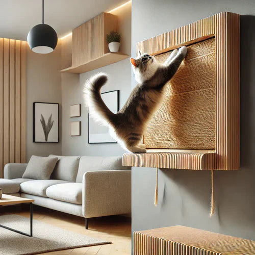 The Best Wall-Mounted Cat Scratchers for Small Spaces