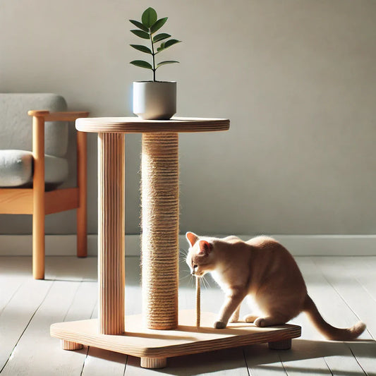 Unique Cat Scratching Posts Shaped Like Furniture