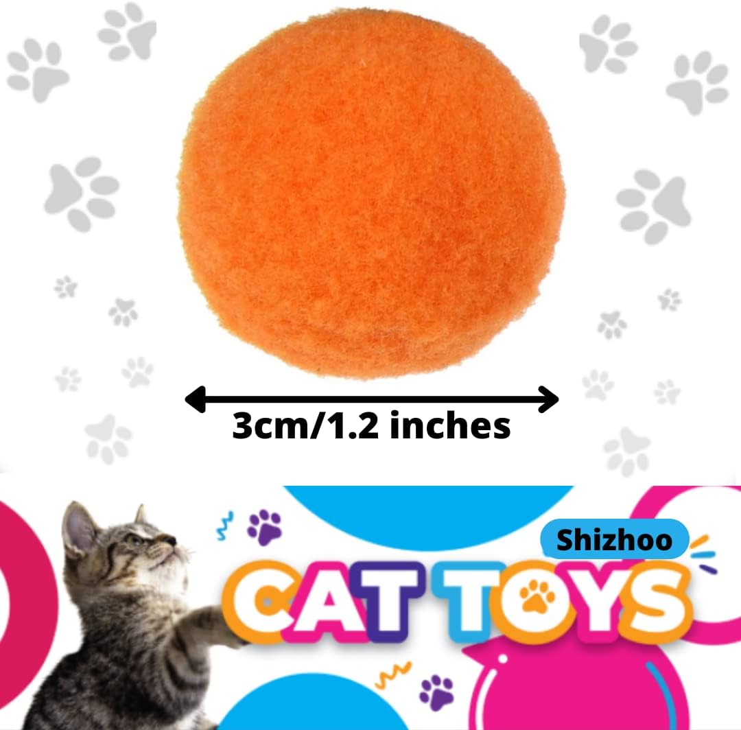 Premium Soft Pom Pom Balls for Kittens - Cat Toys