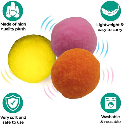 Premium Soft Pom Pom Balls for Kittens - Cat Toys