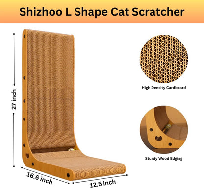 Shizhoo L Shape Cat Scratcher - Large 27 Inch