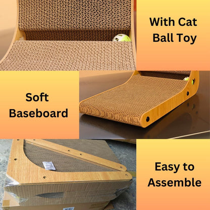 Shizhoo L Shape Cat Scratcher - Large 27 Inch